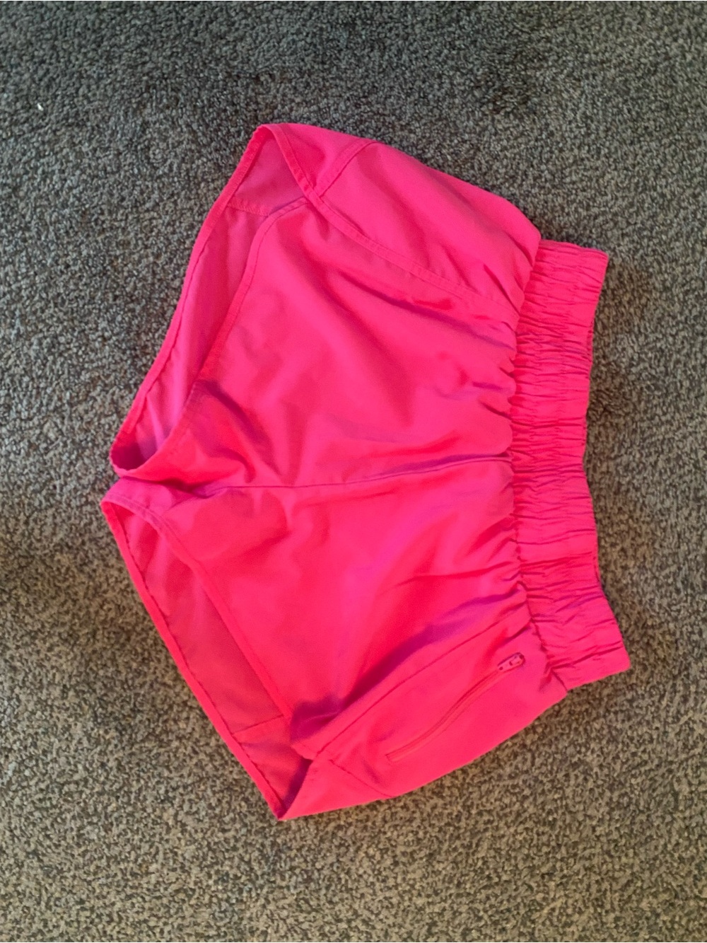 Women’s Pink Athletic Shorts with Elastic Waistband